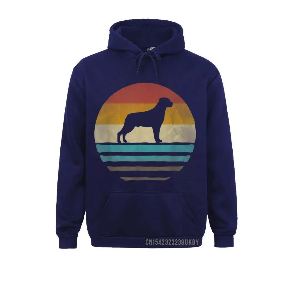 Summer Retro Vintage Sunset Rottweiler Dog Breed Silhouette Gift T-Shirt__A10213 Men's Sweatshirts Hot Sale Summer Long Sleeve Hoodies  Sportswears Retro Vintage Sunset Rottweiler Dog Breed Silhouette Gift T-Shirt__A10213navy