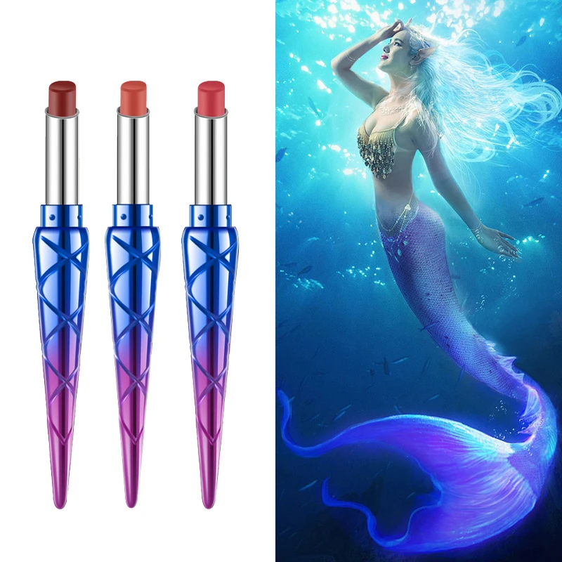 

7 Colors Lipstick Pen Sexy Mermaid Lipstick Matte Lipstick Pen Waterproof Long Lasting Lipstick Pigments Cosmetic Makeup Tools