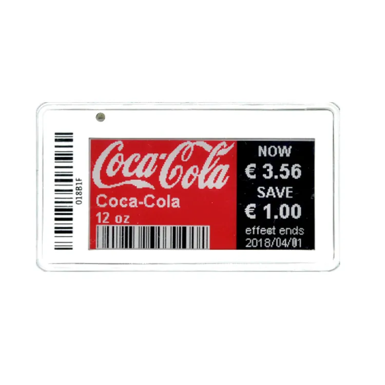 

Highlight 2.13 inch supermarket wireless display price tag ESL Eletronic shelf label epaper