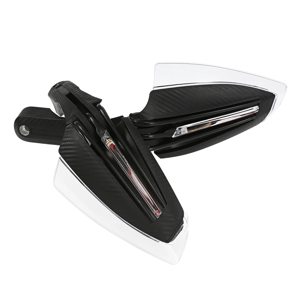 

Motorcycle Handguards LED Turn Signal Light Hand Brush Guards Protection Motorcycle Accessories