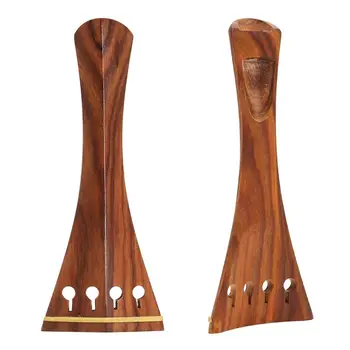 

4/4 Redwood Violin Tailpiece ChinRest Peg Endpin Kit Violin Fittings Decoration
