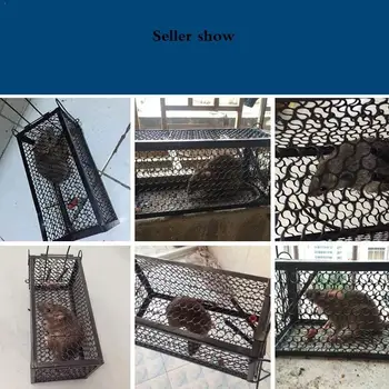 

Reusable Rat Cage Mice Rodent Mouse Trap Pest Control Catch Repeller Mouse Bait Cage Trap Rodent Mouse Killer Rat Hamster B5V9