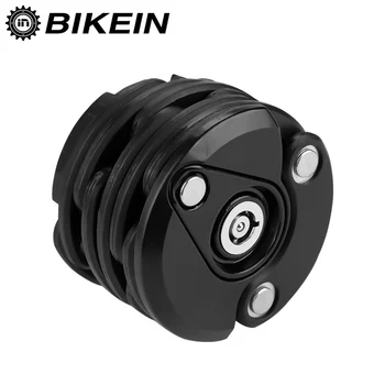 

BIKEIN Cycling Bike Foldable Lock For Bicycle Anti-theft Steel Lock MTB Hamburger Lock High Security Bicycle Lock Accessories