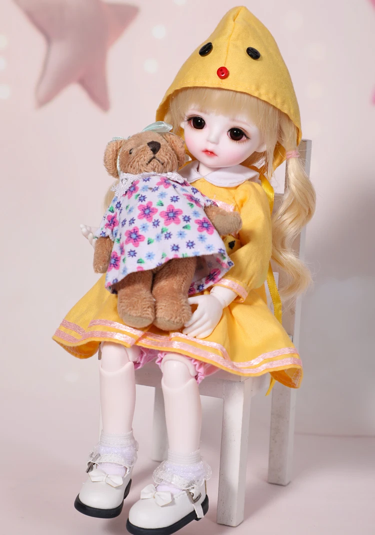 1/6 масштаб BJD Кукла Милый ребенок девочка BJD/SD смола фигурка кукла DIY модель игрушки подарок. Полный комплект с одеждой, обувью, париком A0157Cream YOSD