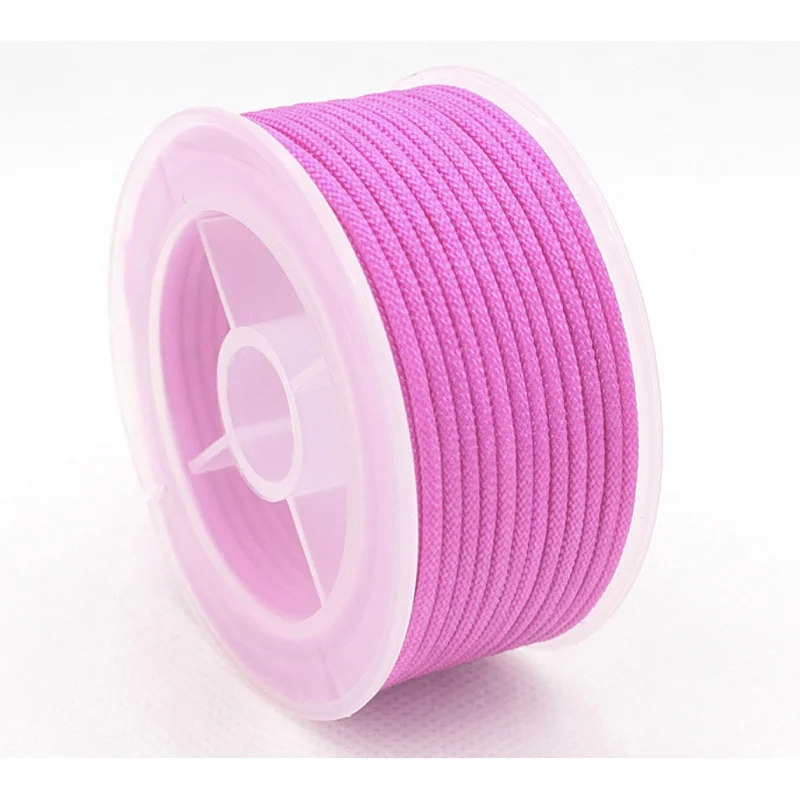 ATF Nylon Runde Cords 5mm Geflochtene Seile DIY String Strap Themen Sicken Armband Für Schmuck Machen Handwerk Gewebt Spitze – Detail 25