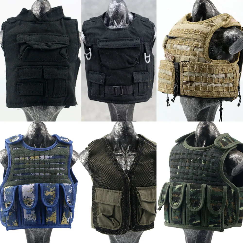 

In Stock 1/6 Scale Male Scene Accessories Type Tactical Backpack Weapon Backpack Bulletproof Vest Model For 12'' Solider Body