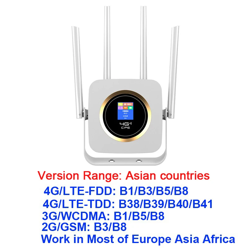 wifi repeater wireless signal booster Cpe903 3G 4G Thẻ 300Mbps Tốc Độ Cao 4G Router Không Dây LTE Di Động Kích Modem router WiFi 4G Với Ăng-ten Bên Ngoài best wifi router for home Wireless Routers