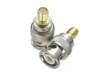 

10Pcs Connector BNC Male Plug to SMA Female Jack RF Adapter Coaxial High Quanlity