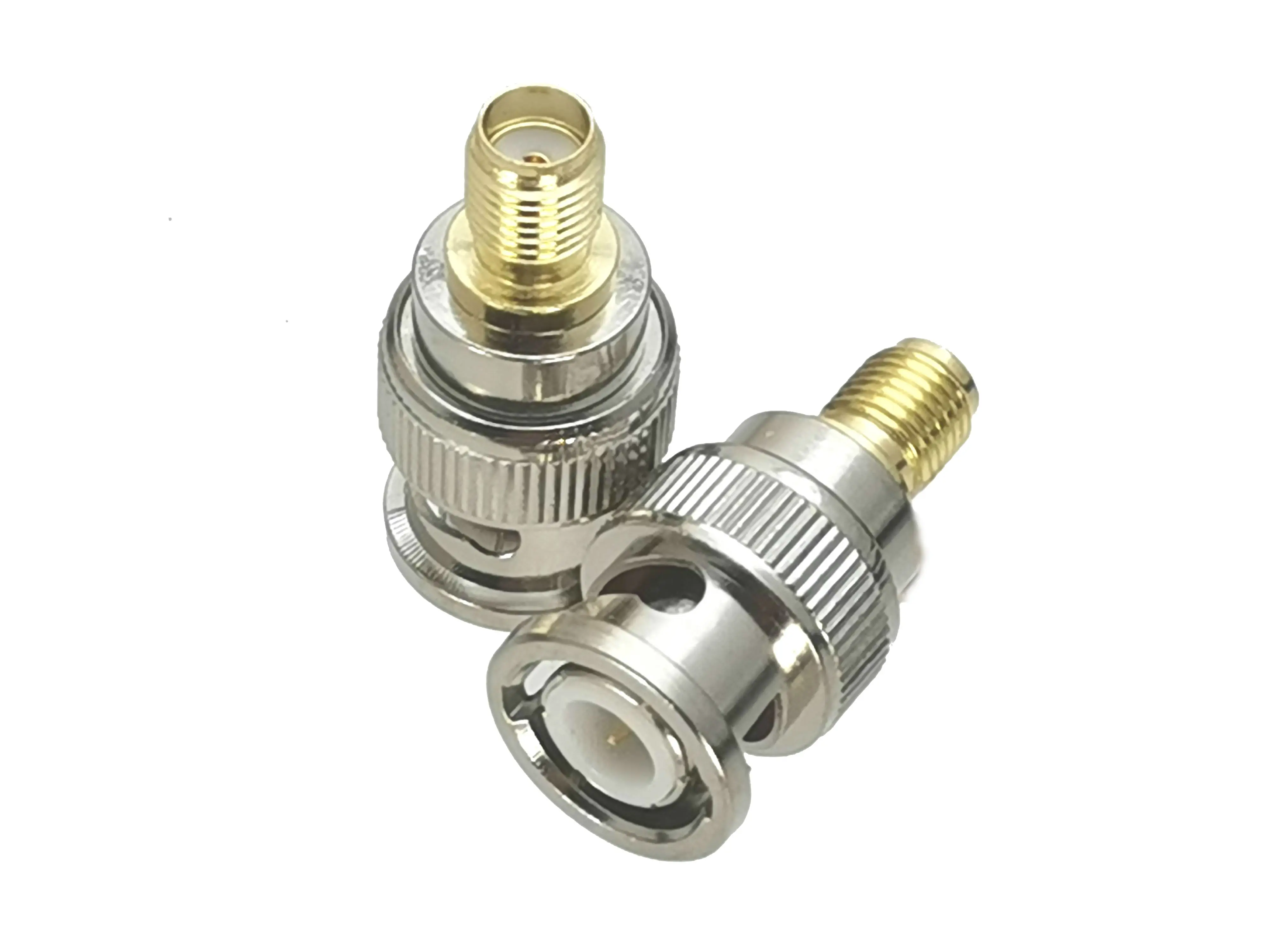 1Pcs SMA Female Jack to BNC Male plug straight RF coaxial Connector Adapter 