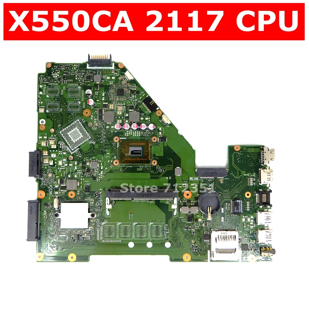Материнская плата X550CA 2117 для ноутбука ASUS R510C Y581C X552C X550CC X550CL X550C | Компьютеры и офис