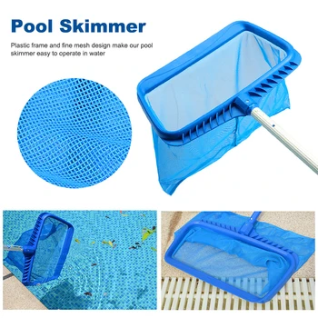 

Leaf Net Fish Tank Pool Skimmer Fine Mesh Net Hot Tub Cleaning Tool Universal Swimming Pool Cleaning Tools