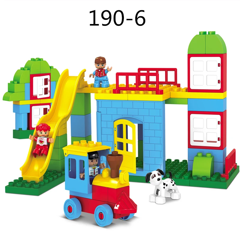 

Educational Toys Bricks For KIDS DIY Big Size Particle Building Blocks Compatible Children Play House Toys