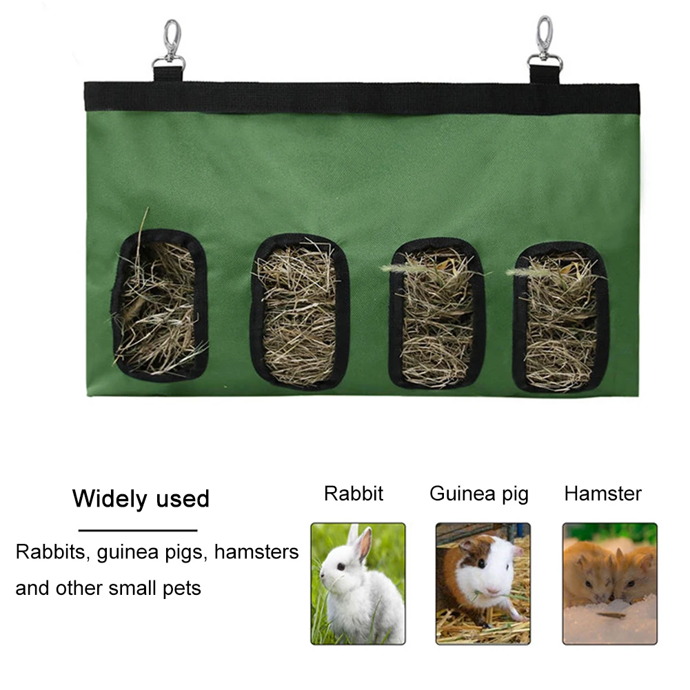 Hay Bag Hanging Pouch Feeder Rabbit Scout
