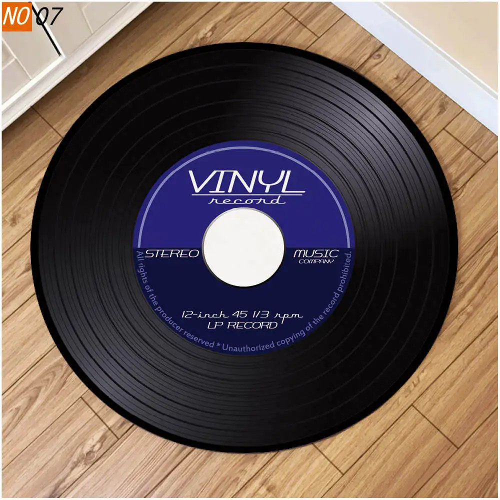 Круглый CD стол, ковер для гостиной, Европейский коврик, Нескользящая подушка для стула, ковер для детской комнаты, домашние коврики, модный современный ковер - Цвет: 7