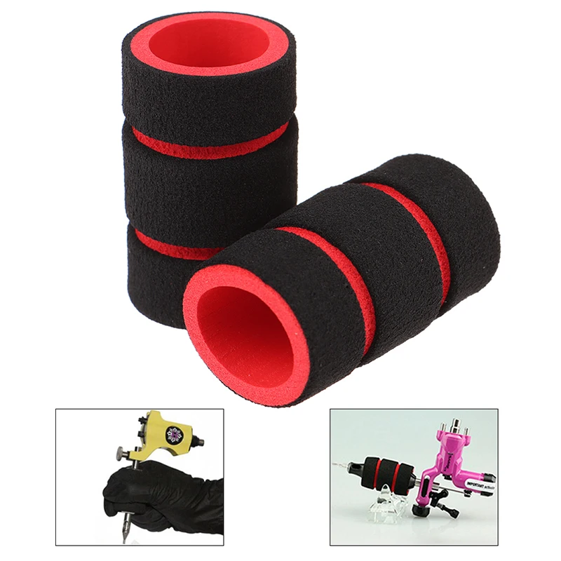 1PCS 22/25MM Memory Foam Tattoo Grip Cover Tattoo Pen Machine Cover Soft Rubber Tattoo Grip Cover For Tattoo Handle Supply Tube
