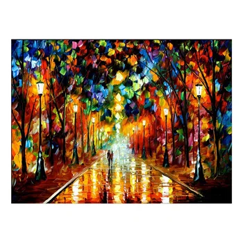 

5D Diy Diamond Painting Night Scenery 3D Diamond Embroidery Cross Stitch Needlework Home Decor Round Drill Christmas Gift