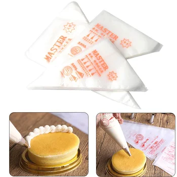 

100/200/300pcs Disposable Pastry Bag Baking Tools Icing Piping Cake Pastry Cupcake Decor Bags Fondant Cake Cream Pastry Tips
