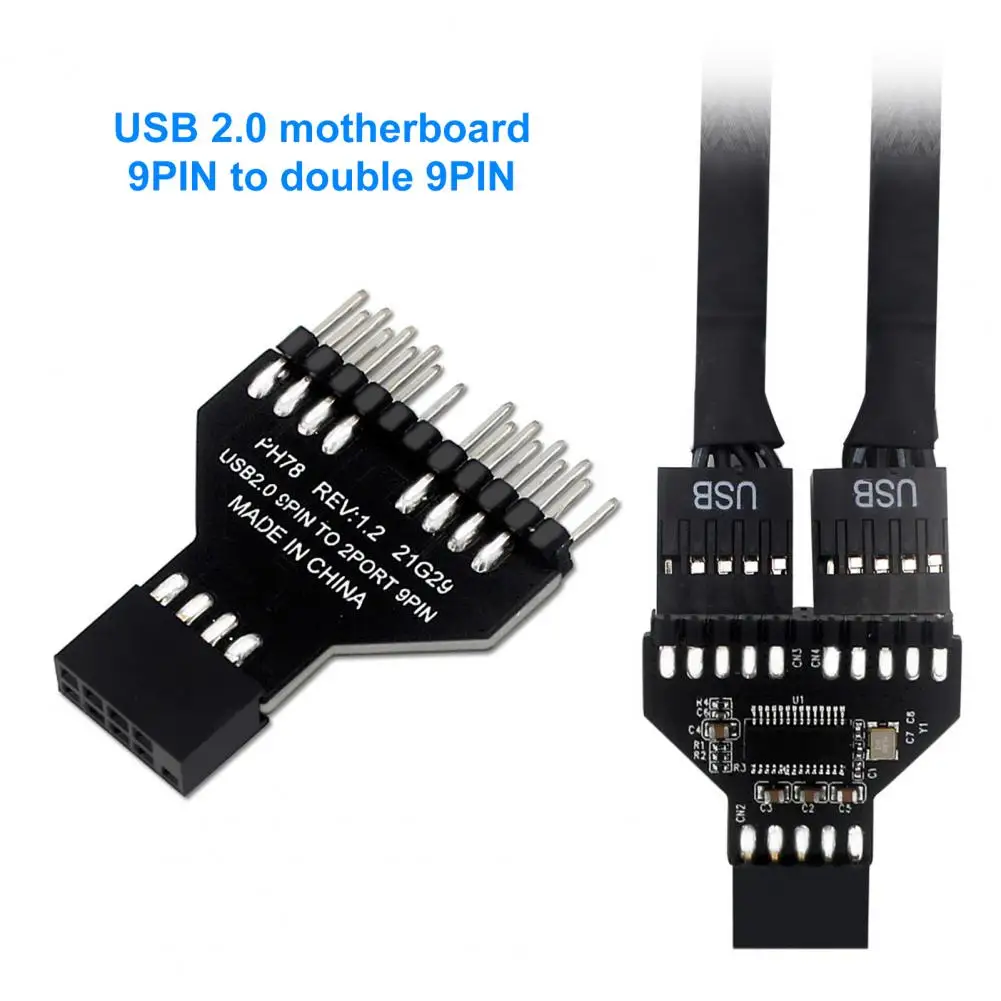 Usb Motherboard 9pin Extension 9pin Usb Extension Splitter