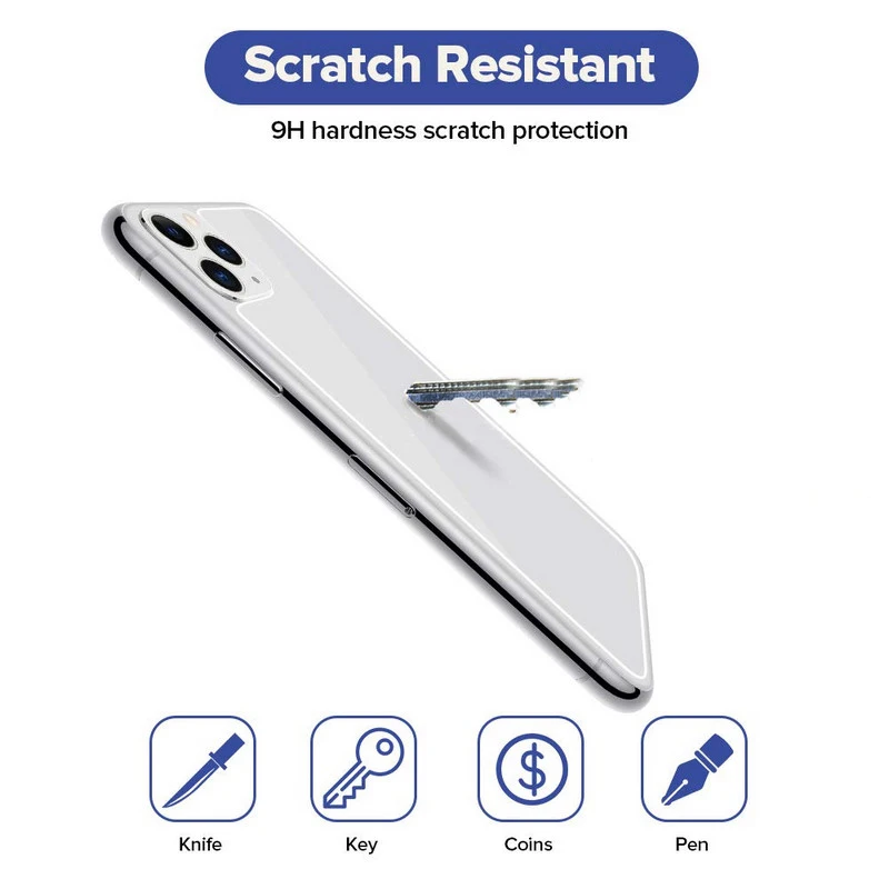 Заднее закаленное стекло для iPhone 11 pro max 11pro, защитное стекло pelicula, чехол для iPhone11 pro max, заднее Защитное стекло для экрана