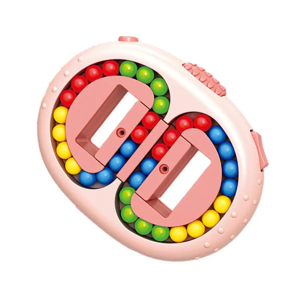 Magic Bean Cube Toy Rotating Small Beads Beans IQ Game Finger Brain Teasers Puzzle Toys |