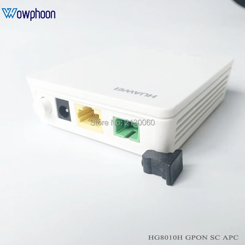 huawei HG8010H Gpon Оптический Терминал ONU ONT с 1 GE ethernet портами, SC APC интерфейс английская прошивка с адаптером питания