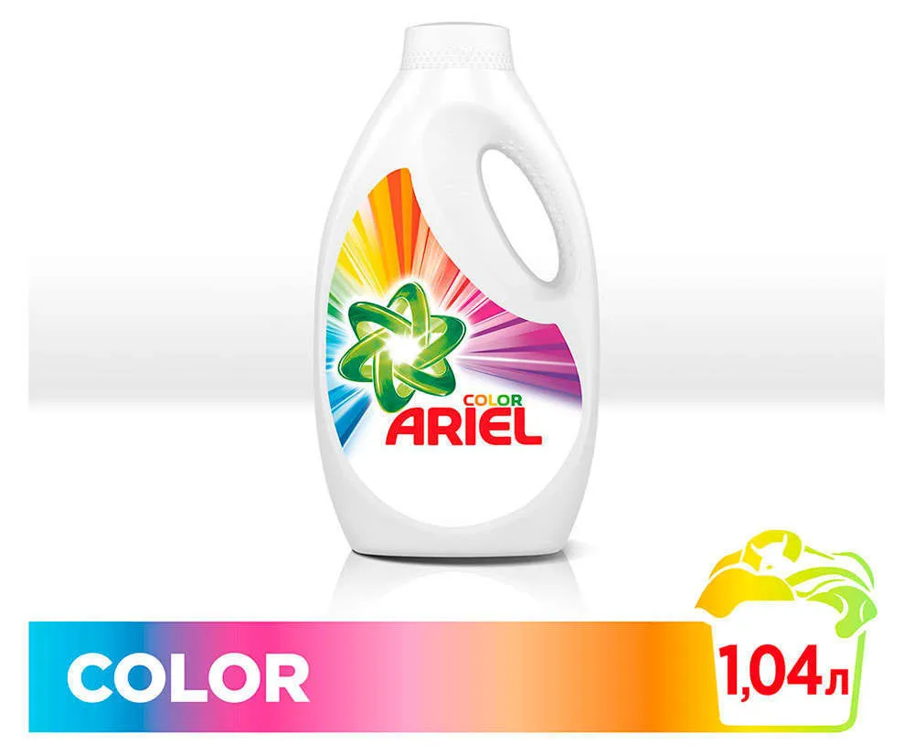 Гель для стирки «Color» Ariel, 1.04 л
