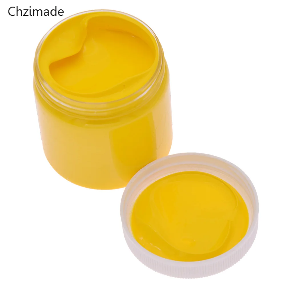 Chzimade акриловая пигментная краска коллокация самоклеящаяся шелковая трафарет для трафарета DIY тканевая бумага для рукоделия - Цвет: Yellow