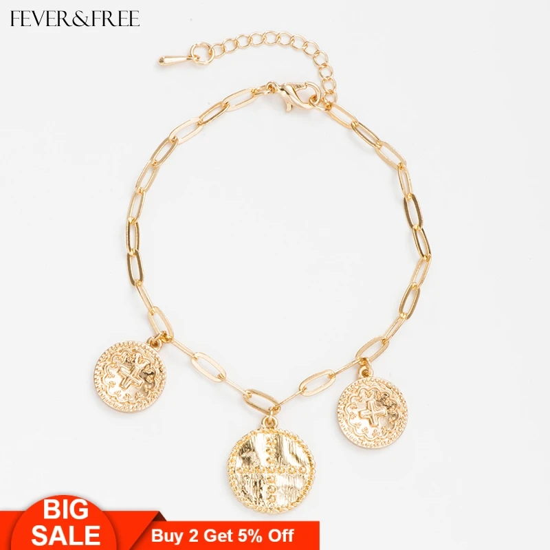 

Fever&Free Drop Shipping Religious Cross Bracelet New Ethnic Tribal Top Quality Women's Bangles&Bracelets Christmas Jewelry Gift