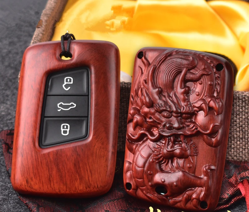 Для magotan B8 SANTANA 330 PASSAT CC Sandalwood Автомобильный ключ корпус из цельного дерева набор ключей автомобильные подарочные аксессуары