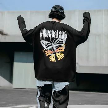 

2020 Sweater Women's Fall/Winter Round Neck Long Sleeve Tide Brand Printed Couple Wear Base Top Crop Hoodies Sweatshirts