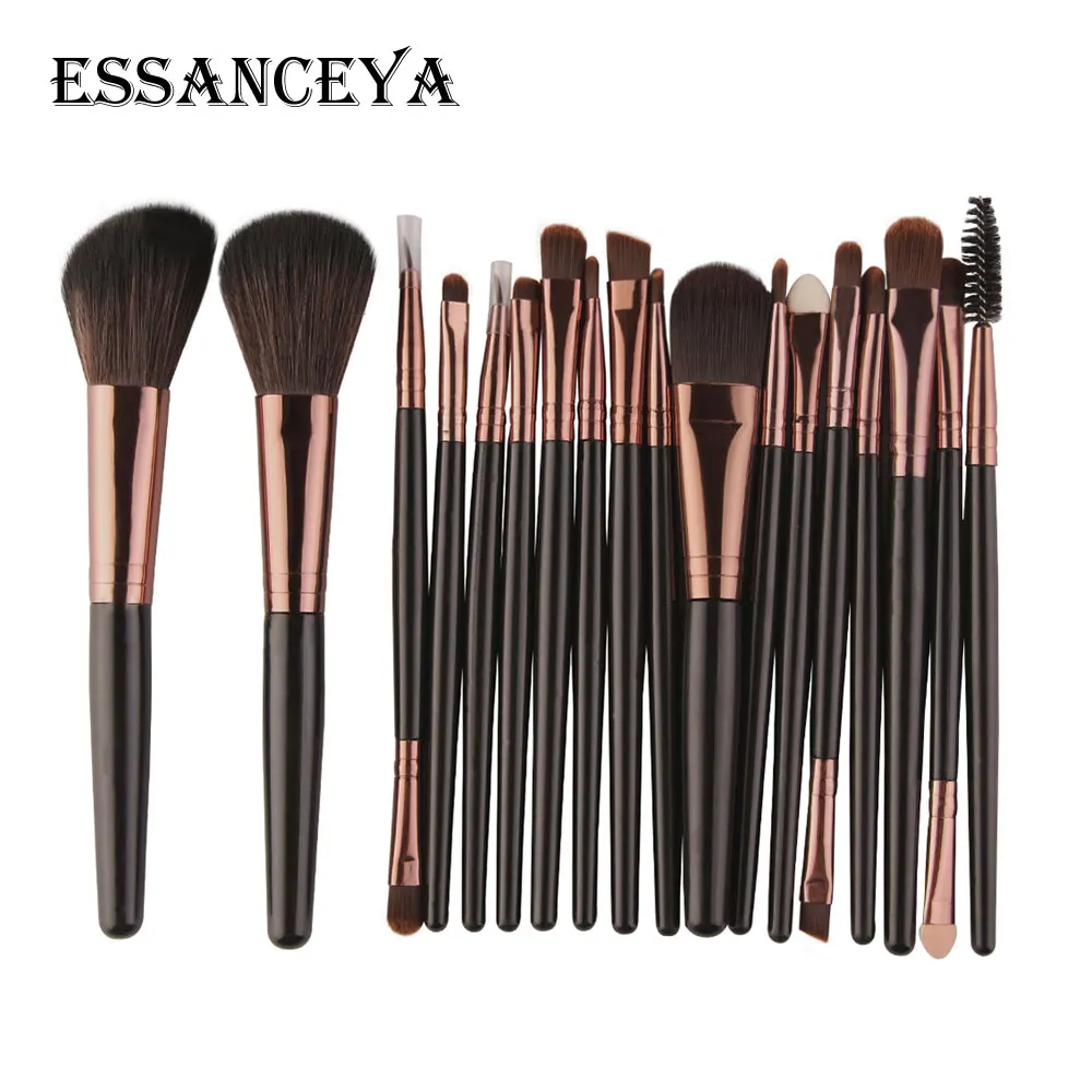 

ESSANCEYA 15/18pcs/set Makeup brushes Professional Beauty Eyebrow Blusher Foundation Cosmetic Make up brush set Maquiagem