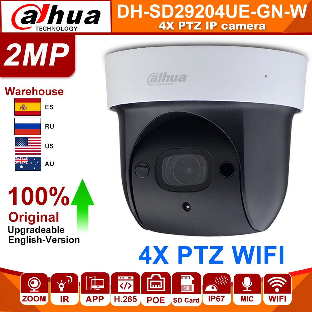 Dahua оригинальный PTZ SD29204UE-GN-W HD WiFi 4X зум Встроенный микрофон 30 м CR Starlight IVS