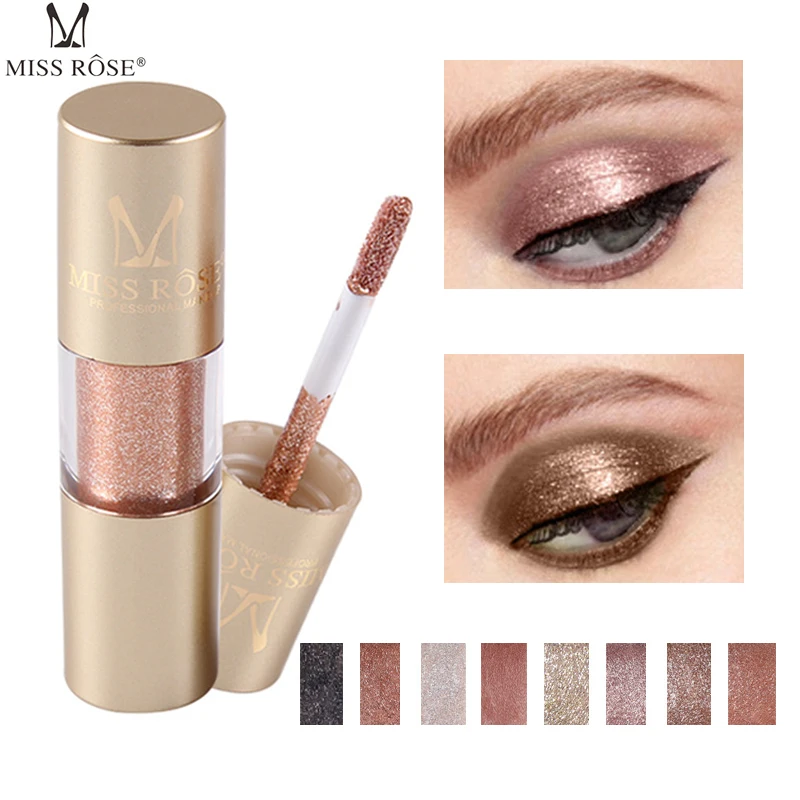 

Fashion Glitter Gold Silver Eye Shadow Shiny Champagne Fluid Brighten Eye Contour Sparkling Makeup Eyeshadow Shimmer Pigment