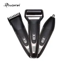 Progemei электрический триммер для волос 3 в 1 заряжаемый триммер для носа для мужчин стрижка машина профессиональная машинка для стрижки волос