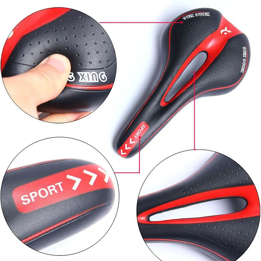 SFIT 1 шт., подушка для велосипедного сиденья, кожаная, велосипедное седло, противоскользящий, комфортный, переднее сиденье, коврик, велосипедные аксессуары, 27x14,5 см