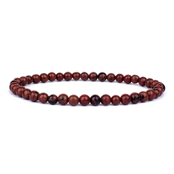 Mini Energy Charm Bracelet with Natural Stone Beads - Yoga Healing Jewelry for Women and Men, Best Friend Gift (Gold Swan)
