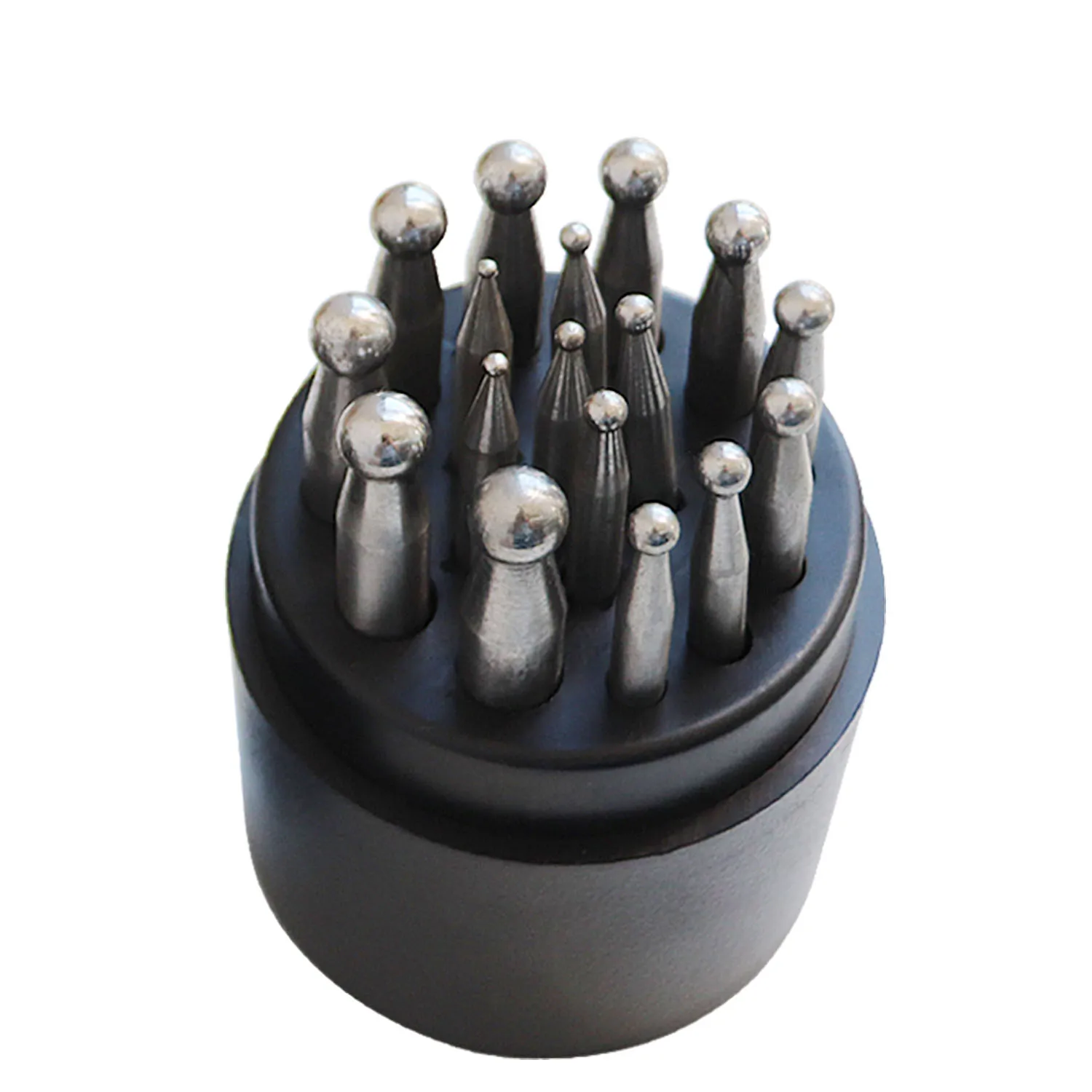 Nest Bead Making High Hardness Round / Punch And Drill Brand New Hard Plastic Packaging 15-17 Punches