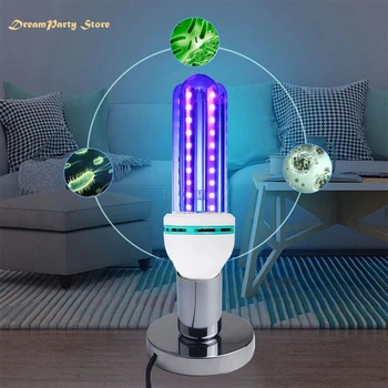 

UV Disinfection Lamp Quartz for bactericidal Ultraviolet light UVC Germicidal Sterilization CFL kill mites Deodorizer Ozone Lamp