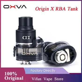 

New Original OXVA Origin X RBA Tank 3ml Capacity For OXVA Origin X RBA 18650 Kit Postless Deck For Dual Coil Building Vaperizer