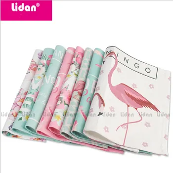 

Washable Japanese-style Linen Table Mat Pad Nail Art Salon Manicure Practice Pink Flamingo Patterns Pillow Hand Holder Mat