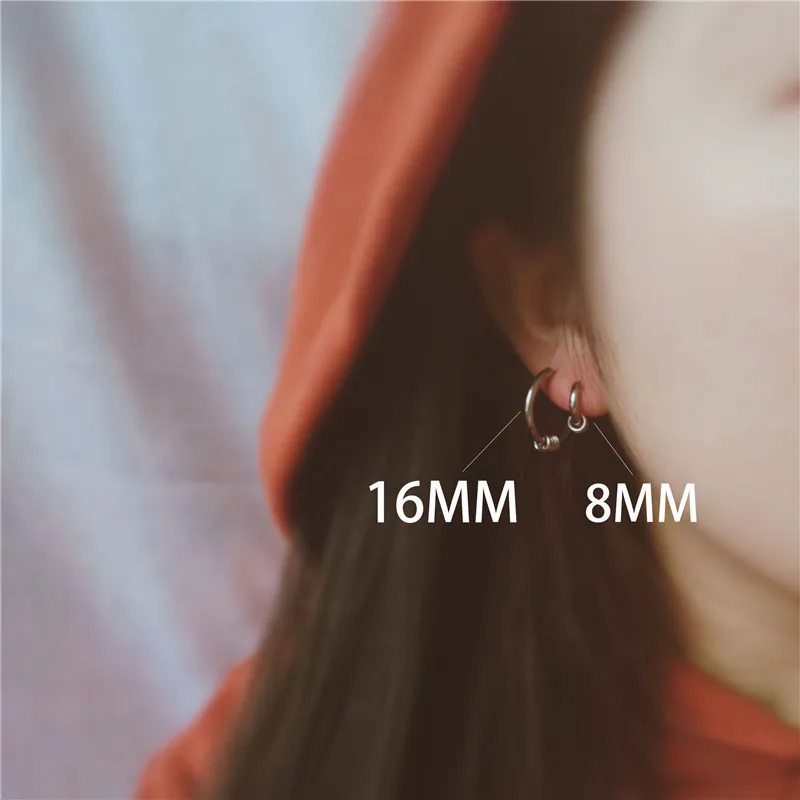 Женские серьги гвоздики из нержавеющей стали подарочные украшения для ушей в