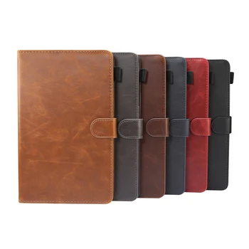 

For Samsung Galaxy Tab A 8.4 2020 T307 Tablet With Card Slot Protective Shell TPU + PU Leather Flip Case Stand Shockproof Cover