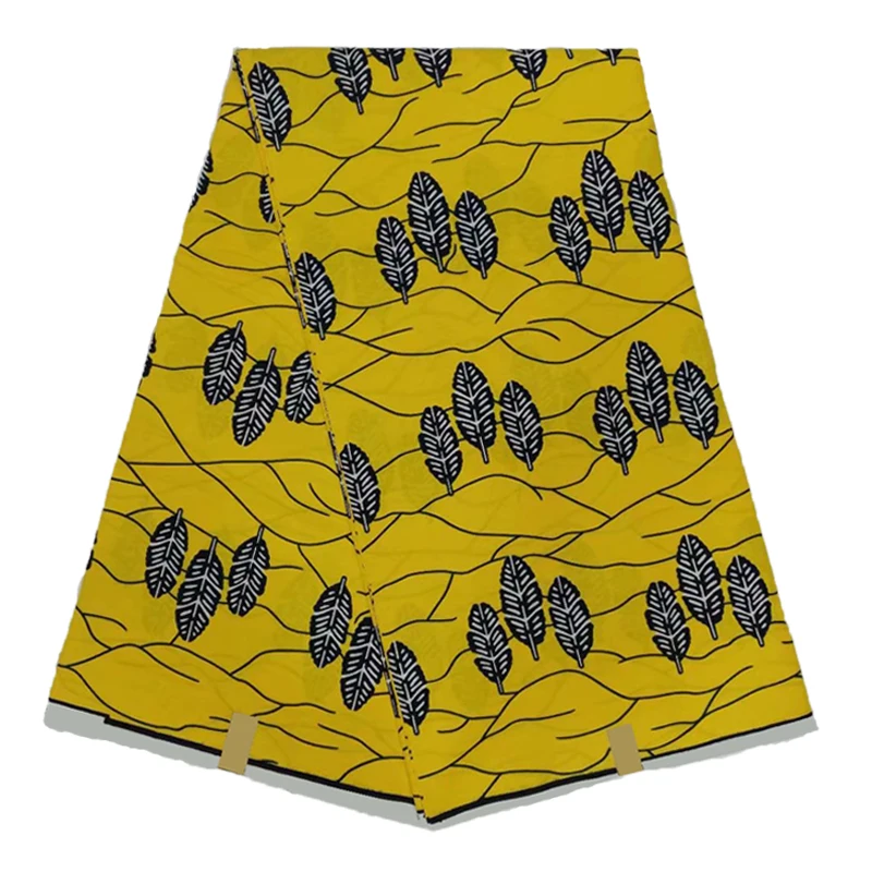 

Hot sale Dutch wax dye printed fabric 100% cotton high quality 6yards/piece New Design African/ Nigerian style for Women Dress