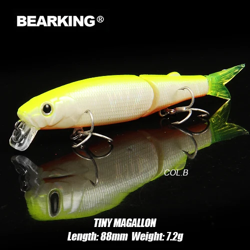 BEARKING 113 мм 16 г, 113 мм 13,7 г, 88 мм 7,2 г новые рыболовные приманки magallon family minnow crank горячая модель приманки - Цвет: Magallon-Tiny-B