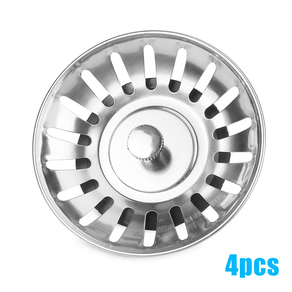 Розовый Kitchen Stainless Steel Sink Waste Strainer Plug Drain Stopper Basket Filter Tools_WK - Цвет: Розовый