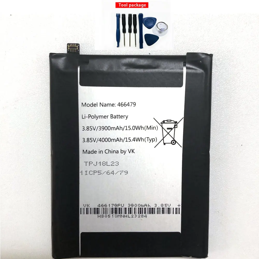 Batteria 3.85V Per Batteria 4000Mah 15.0Wh W-V800 Di Alta Qualità Per Batterie Per Cellulari Wiko View 3 Lite + Strumenti