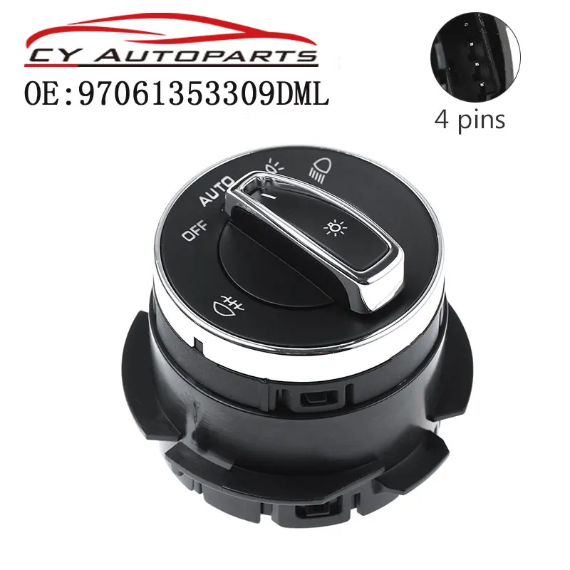 

Новый переключатель фары для Porsche Boxster 17-20 Cayman 17-20 97061353309DML 97061353309