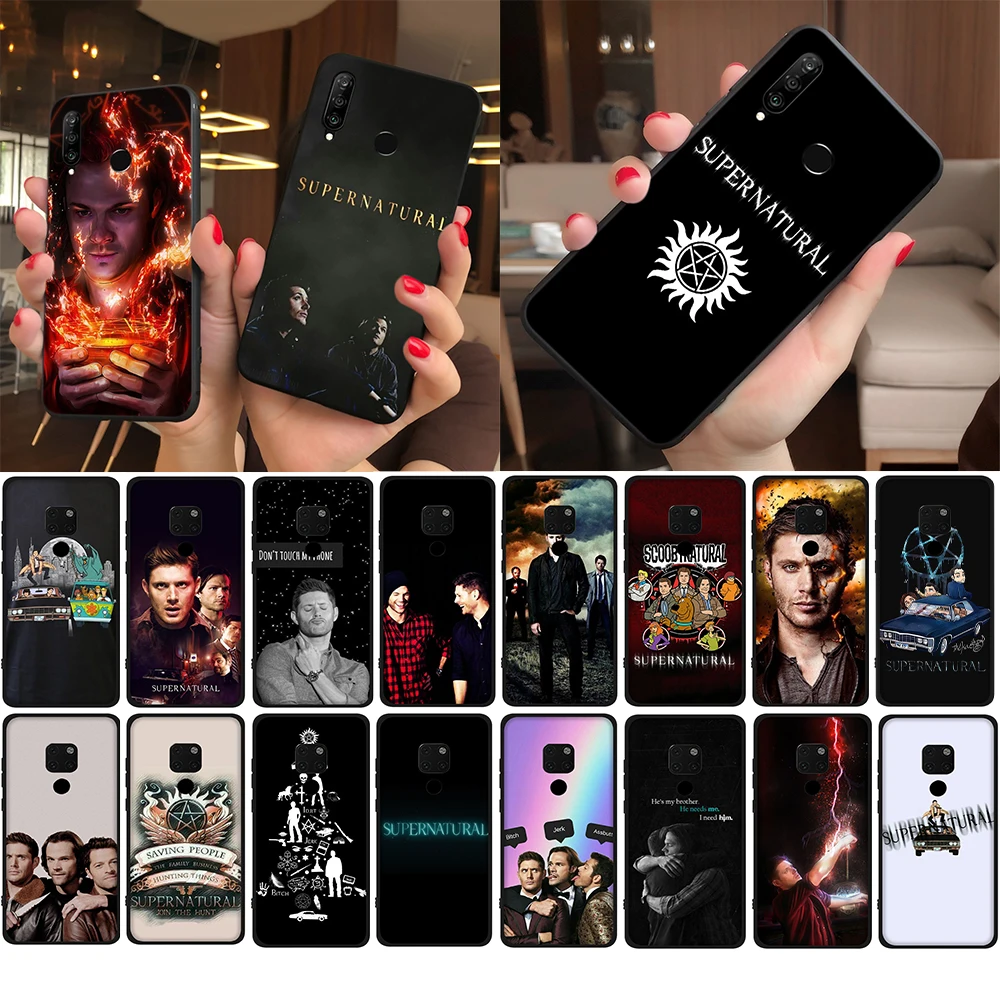 Мягкий чехол из ТПУ для Huawei Nova 6 7 SE Pro V30 30 P40 Max чехлы телефонов Lavaza Supernatural SPN tv |