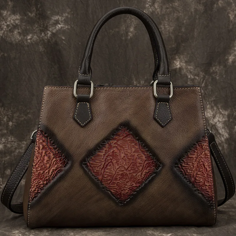 

Leather Vintage Bag, Women's Fashion In Europe and America, One Shoulder Leisure, Women's Postman Bag, Handbag
