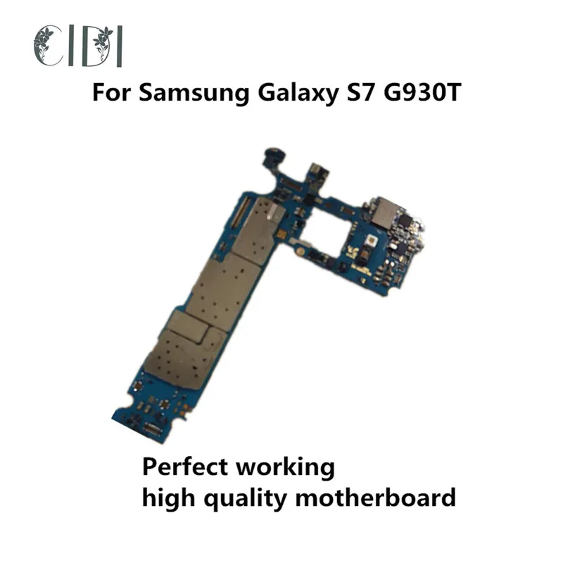 Марка CIDI используется для Samsung Galaxy S7 G930T материнская плата оригинальная разблокированная материнская плата с чипами IMEI OS Хорошая рабочая логическая плата